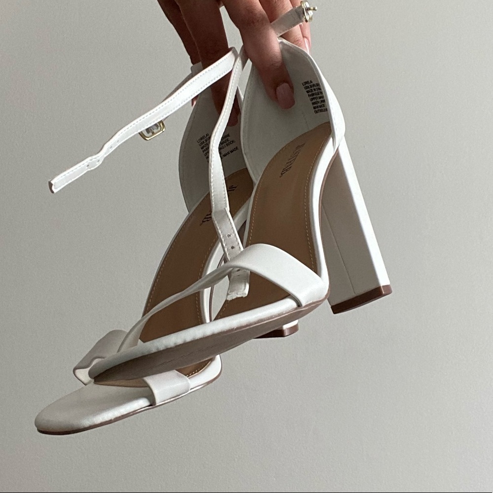 White pumps